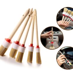 Bộ 5 Chổi Cọ Vệ Sinh Ô Tô Xe Máy Đa Năng, Cọ Rửa Vệ Sinh Khoang Máy Nội Thất