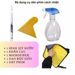 Bộ Dụng Cụ Hỗ Trợ Dán Phim Cách Nhiệt Xe Ô Tô, Nhà Kính Cao Cấp