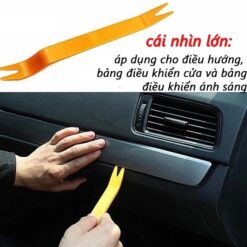 Bộ Dụng Cụ Tháo Nội Thất Xe Ô Tô 5 Món – Kèm Tua Vít Và 4 Dụng Cụ Nhựa, Hỗ Trợ Sửa Chữa Và Độ Xe