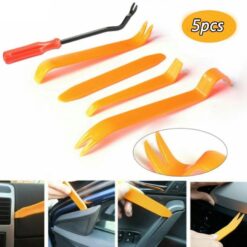 Bộ Dụng Cụ Tháo Nội Thất Xe Ô Tô 5 Món – Kèm Tua Vít Và 4 Dụng Cụ Nhựa, Hỗ Trợ Sửa Chữa Và Độ Xe