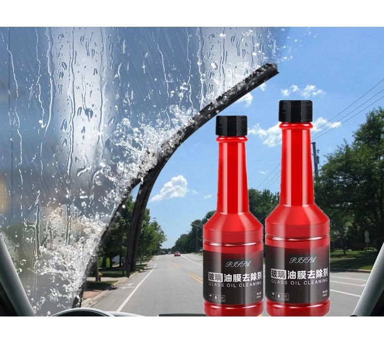 Bộ Dụng Cụ Vệ Sinh Kính Xe Hơi, Cây Lau Kính Đa Năng + Dung Dịch Làm Sạch, Chống Ố Mờ 150ml