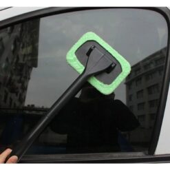 Bộ Dụng Cụ Vệ Sinh Kính Xe Hơi, Cây Lau Kính Đa Năng + Dung Dịch Làm Sạch, Chống Ố Mờ 150ml