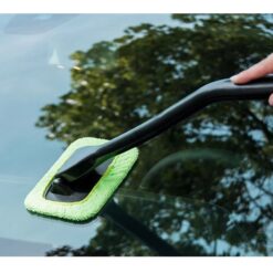 Bộ Dụng Cụ Vệ Sinh Kính Xe Hơi, Cây Lau Kính Đa Năng + Dung Dịch Làm Sạch, Chống Ố Mờ 150ml