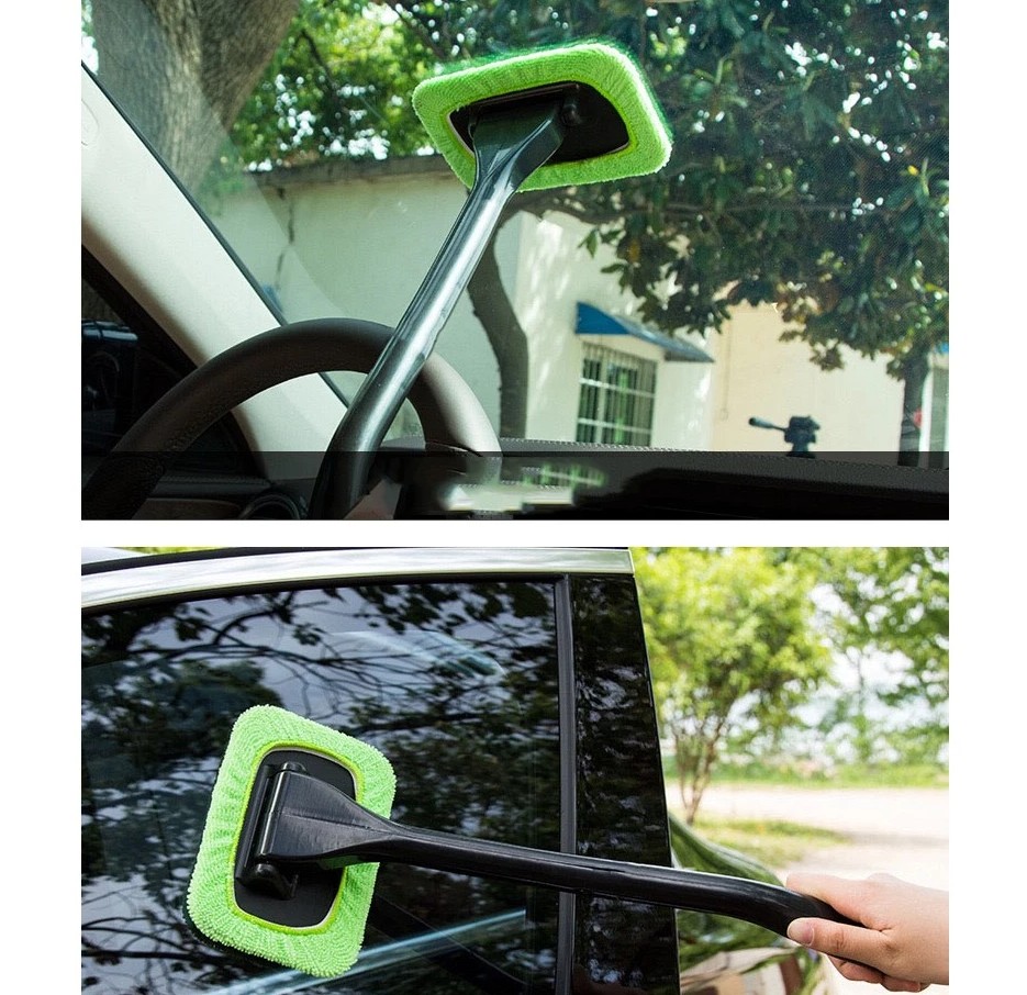 Bộ Dụng Cụ Vệ Sinh Kính Xe Hơi, Cây Lau Kính Đa Năng + Dung Dịch Làm Sạch, Chống Ố Mờ 150mlBộ Dụng Cụ Vệ Sinh Kính Xe Hơi, Cây Lau Kính Đa Năng + Dung Dịch Làm Sạch, Chống Ố Mờ 150ml