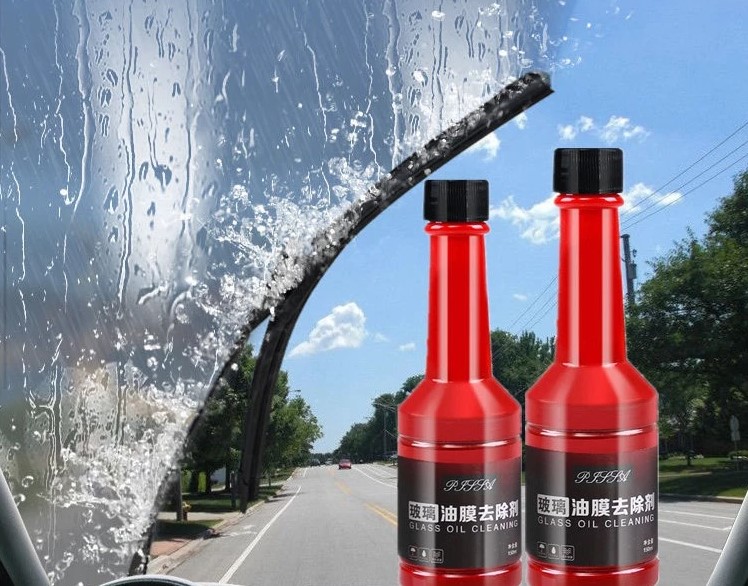 Bộ Dụng Cụ Vệ Sinh Xe Hơi Cây Lau Kính & Dung Dịch Làm Sạch Kính Xe, Chống Ố Chống Mờ