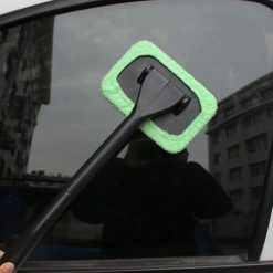 Bộ Dụng Cụ Vệ Sinh Xe Hơi Cây Lau Kính & Dung Dịch Làm Sạch Kính Xe, Chống Ố Chống Mờ