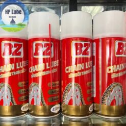 Bộ Dưỡng Sên BZ + Chai Tẩy Rửa Nhông Sên Dĩa & Rửa Xe HP Lube Super Clean 1L – Kèm Bàn Chải, Khăn Đa Năng