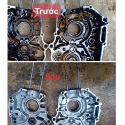 Bộ Dưỡng Sên BZ + Chai Tẩy Rửa Nhông Sên Dĩa & Rửa Xe HP Lube Super Clean 1L – Kèm Bàn Chải, Khăn Đa Năng