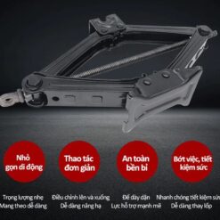 Bộ Kích Gầm Ô Tô 2.5 Tấn – Kích Thay Lốp Xe Hơi Đòn Bẩy Nâng Gầm Dễ Dàng, An Toàn, Bền Bỉ