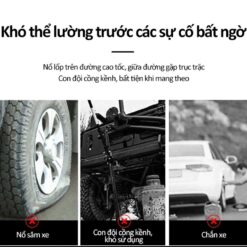 Bộ Kích Gầm Ô Tô 2.5 Tấn – Kích Thay Lốp Xe Hơi Đòn Bẩy Nâng Gầm Dễ Dàng, An Toàn, Bền Bỉ