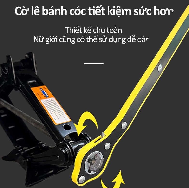 Bộ Kích Gầm Ô Tô 2.5 Tấn – Kích Thay Lốp Xe Hơi Đòn Bẩy Nâng Gầm Dễ Dàng, An Toàn, Bền Bỉ