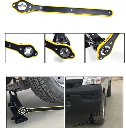 Bộ Kích Gầm Ô Tô Đa Năng – Dụng Cụ Thay Lốp Xe Hơi Có Đòn Bẩy Nâng Gầm Dễ Dàng, Tải Trọng 1.5 – 2.5 Tấn