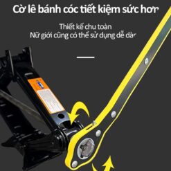 Bộ Kích Gầm Ô Tô Đa Năng – Dụng Cụ Thay Lốp Xe Hơi Có Đòn Bẩy Nâng Gầm Dễ Dàng, Tải Trọng 1.5 – 2.5 Tấn