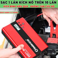 Bộ kích nổ kiêm bơm lốp ô tô Soulor đa năng cao cấp – 4 trong 1 tiện dụng, cứu hộ khẩn cấp cho mọi dòng xe