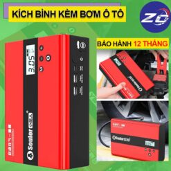 Bộ kích nổ kiêm bơm lốp ô tô Soulor đa năng cao cấp – 4 trong 1 tiện dụng, cứu hộ khẩn cấp cho mọi dòng xe