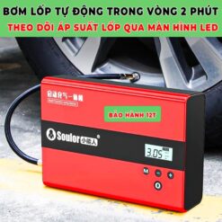 Bộ kích nổ kiêm bơm lốp ô tô Soulor đa năng cao cấp – 4 trong 1 tiện dụng, cứu hộ khẩn cấp cho mọi dòng xe