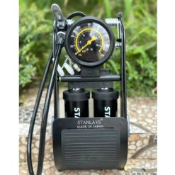 Bơm 2 Xi Lanh Đa Năng Siêu Khỏe Bơm Ô Tô, Xe Máy, Xe Đạp – Bơm Nhanh, Áp Suất Cao