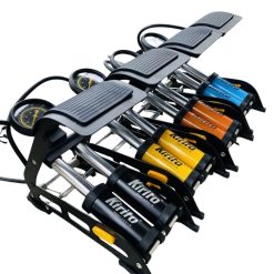 Bơm Đạp Chân 2 Ống KIRITO – Trang Bị Đồng Hồ Áp Suất Chuẩn Xác Cho Các Dòng Xe