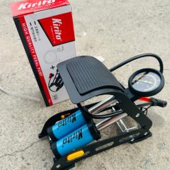 Bơm Đạp Chân 2 Ống KIRITO – Trang Bị Đồng Hồ Áp Suất Chuẩn Xác Cho Các Dòng Xe