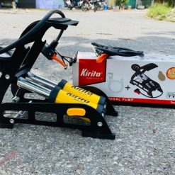 Bơm Đạp Chân 2 Ống KIRITO – Trang Bị Đồng Hồ Áp Suất Chuẩn Xác Cho Các Dòng Xe