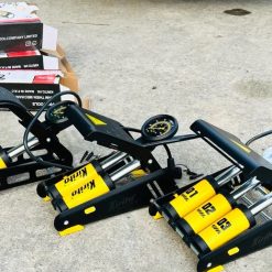 Bơm Đạp Chân Cho Xe Đạp, Xe Máy, Ô Tô Kirito Japan Cao Cấp 3 Xilanh Siêu Nén