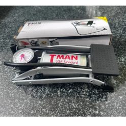 Bơm Đạp Chân Cho Xe Đạp, Xe Máy Xám Tman USA
