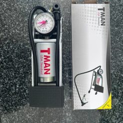 Bơm Đạp Chân Cho Xe Đạp, Xe Máy Xám Tman USA