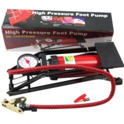 Bơm Đạp Chân Mini Đa Năng Cho Xe Đạp, Xe Máy, Ô Tô – Nhỏ Gọn, Bền Bỉ