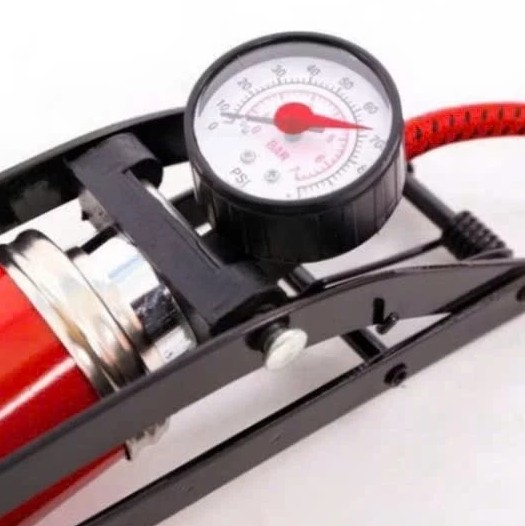 Bơm Đạp Chân Mini Đa Năng Cho Xe Đạp, Xe Máy, Ô Tô – Nhỏ Gọn, Bền Bỉ