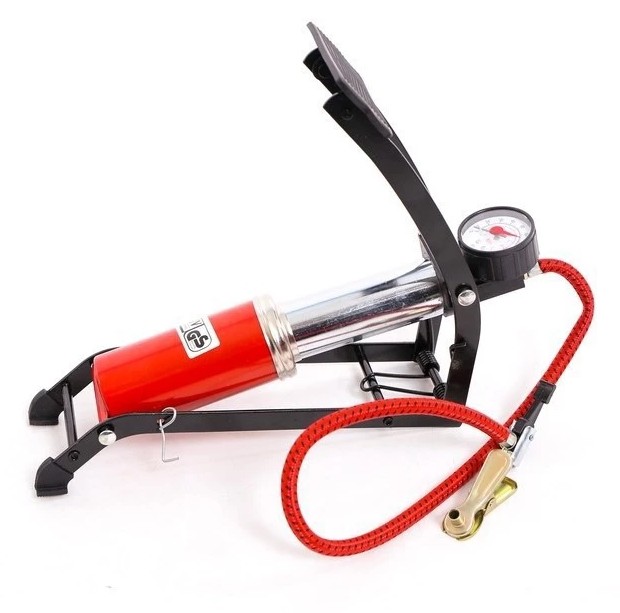 Bơm Đạp Chân Mini PTLuxury Đa Năng Dành Cho Xe Đạp, Xe Máy