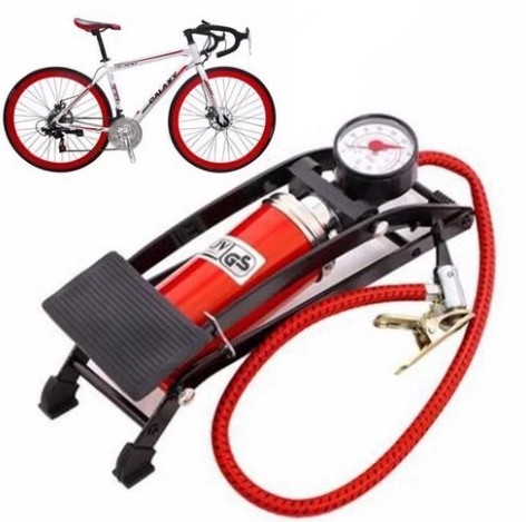 Bơm Đạp Chân Mini PTLuxury Đa Năng Dành Cho Xe Đạp, Xe Máy