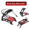 Bơm Đạp Chân Mini PTLUXURY Dụng Cụ Bơm Hơi Đa Năng Có Đồng Hồ Đo Áp Suất Chính Xác