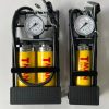 Bơm Đạp Chân USA Standard T-Man – Hai Ống Siêu Mạnh, Đa Năng Cho Ô Tô, Xe Máy, Xe Đạp