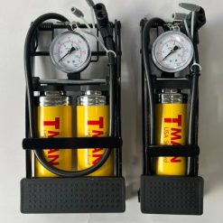 Bơm Đạp Chân USA Standard T-Man – Hai Ống Siêu Mạnh, Đa Năng Cho Ô Tô, Xe Máy, Xe Đạp