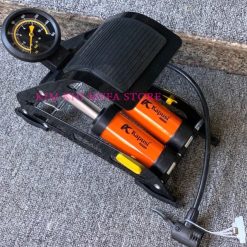 Bơm Hơi, Bơm Đạp Chân 2 Xi-lanh Kapusi SII Nhật Bản Cho Xe Đạp – Xe Máy – Ô Tô – Đa Năng