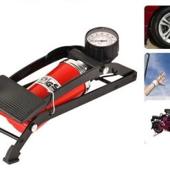 Bơm Hơi Đạp Chân Cỡ Lớn 29cm, Đồng Hồ Đo Áp Suất – Dùng Cho Ô Tô, Xe Máy, Xe Đạp