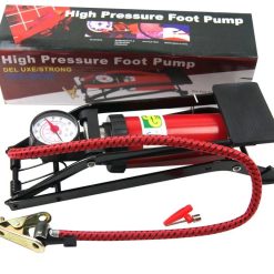 Bơm Hơi Đạp Chân Cỡ Lớn 29cm, Đồng Hồ Đo Áp Suất – Dùng Cho Ô Tô, Xe Máy, Xe Đạp