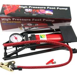 Bơm Hơi Đạp Chân Đa Năng Có Đồng Hồ Áp Suất Cho Ô Tô, Xe Máy, Xe Đạp, Bóng Thể Thao, Đồ Chơi Hơi