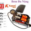 Bơm Hơi Đạp Chân Kapusi Dòng Bơm Mini 1 Xilanh, 2 Xilanh Mạnh Mẽ Cho Xe Máy, Xe Đạp, Ô Tô, Đồ Bơm Hơi
