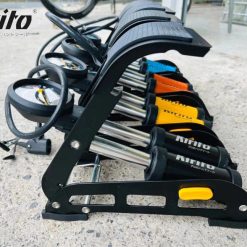 Bơm Hơi Đạp Chân Kapusi Dòng Bơm Mini 1 Xilanh, 2 Xilanh Mạnh Mẽ Cho Xe Máy, Xe Đạp, Ô Tô, Đồ Bơm Hơi