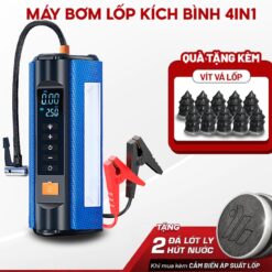 Bơm Lốp Kích Bình Ô Tô V2 4in1 Medicar 12.000mAh – Bơm Lốp, Kích Bình, Sạc Dự Phòng & Đèn Pin Siêu Sáng