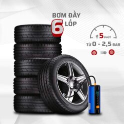 Bơm Lốp Kích Bình Ô Tô V2 4in1 Medicar 12.000mAh – Bơm Lốp, Kích Bình, Sạc Dự Phòng & Đèn Pin Siêu Sáng