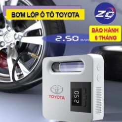 Bơm Lốp Ô Tô 12V–5A Cao Cấp Tự Ngắt Thông Minh, Cắm Tẩu Trực Tiếp Trên Xe