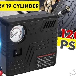 Bơm lốp ô tô 12V siêu mạnh Daihatsu, Máy nén khí mini cho ô tô, xe máy, xe đạp, xe 4–16 chỗ