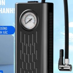Bơm lốp ô tô sạc pin tự động – Cài đặt sẵn áp suất, dừng khi đầy, vận hành êm ái chỉ 35dB