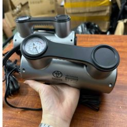 Bơm Lốp Ô Tô TOYOTA 12V Công Suất Cao, Bơm Nhanh, Tự Ngắt, Đồng Hồ Điện Tử Xe Hơi & Xe Tải Nhỏ