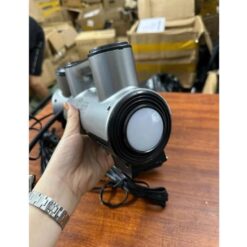 Bơm Lốp Ô Tô Toyota 12V Công Suất Cao – Cho Xe Hơi, Xe Tải Tự Ngắt Khi Đủ Hơi, Đồng Hồ Điện Tử