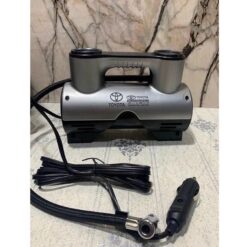 Bơm Lốp Ô Tô Toyota 12V Công Suất Cao – Cho Xe Hơi, Xe Tải Tự Ngắt Khi Đủ Hơi, Đồng Hồ Điện Tử