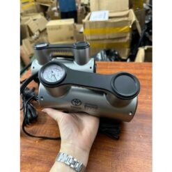 Bơm Lốp Ô Tô Toyota 12V Công Suất Cao – Cho Xe Hơi, Xe Tải Tự Ngắt Khi Đủ Hơi, Đồng Hồ Điện Tử