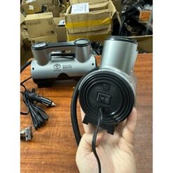 Bơm Lốp Ô Tô Toyota 12V Công Suất Cao – Cho Xe Hơi, Xe Tải Tự Ngắt Khi Đủ Hơi, Đồng Hồ Điện Tử